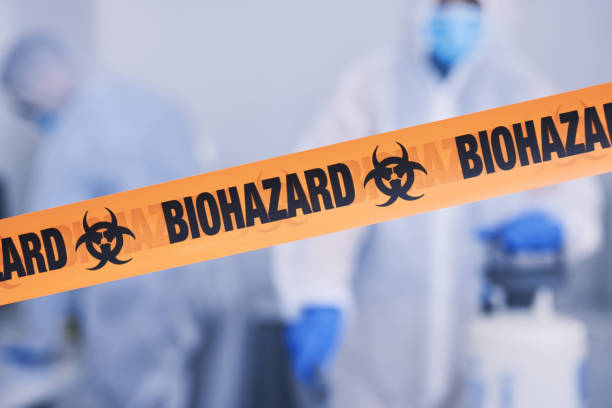 Professional Blood Cleanup technician working in Worthington, IN